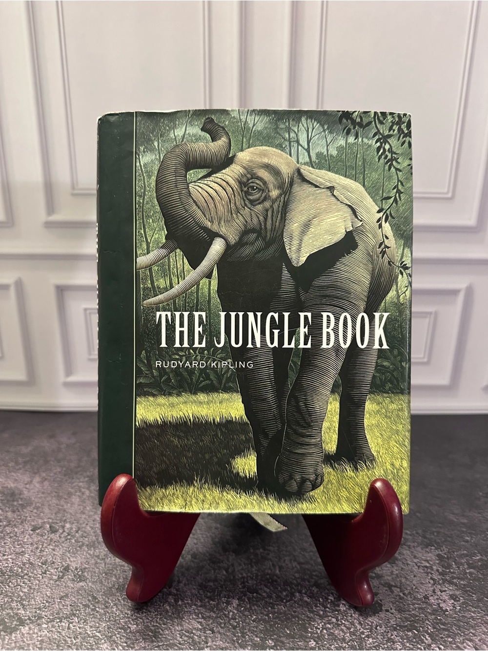 🐘 THE JUNGLE BOOK | Kipling | Illustrated Hardcover + Dust Jacket 2007 Sterling